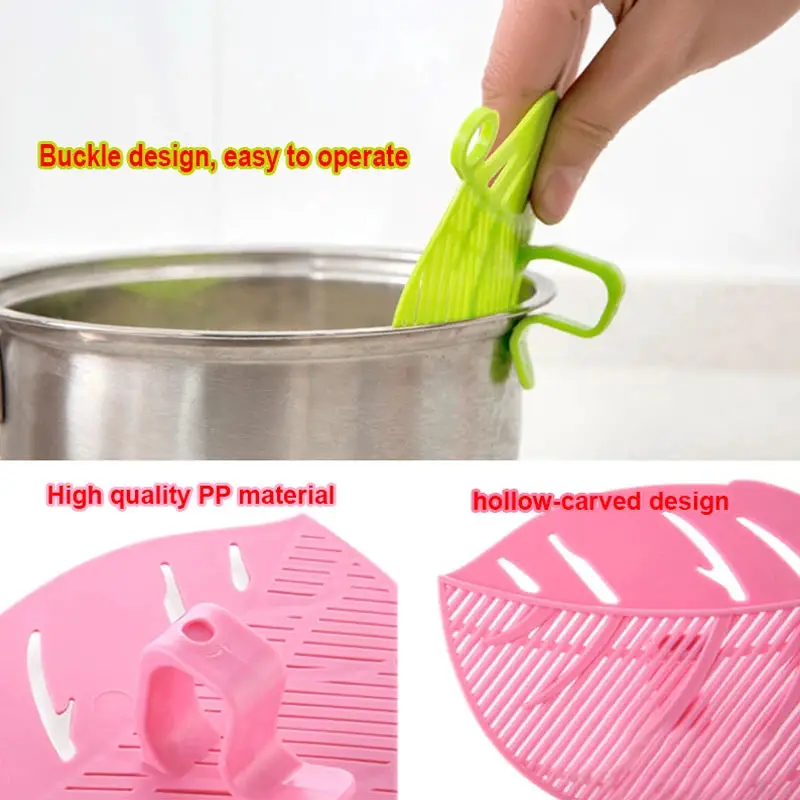 WALFOS Leaf-Shaped Colander: Versatile Eco-Friendly Kitchen Strainer for Rice, Pasta, Fruits & Vegetables Walfos® Kitchenware