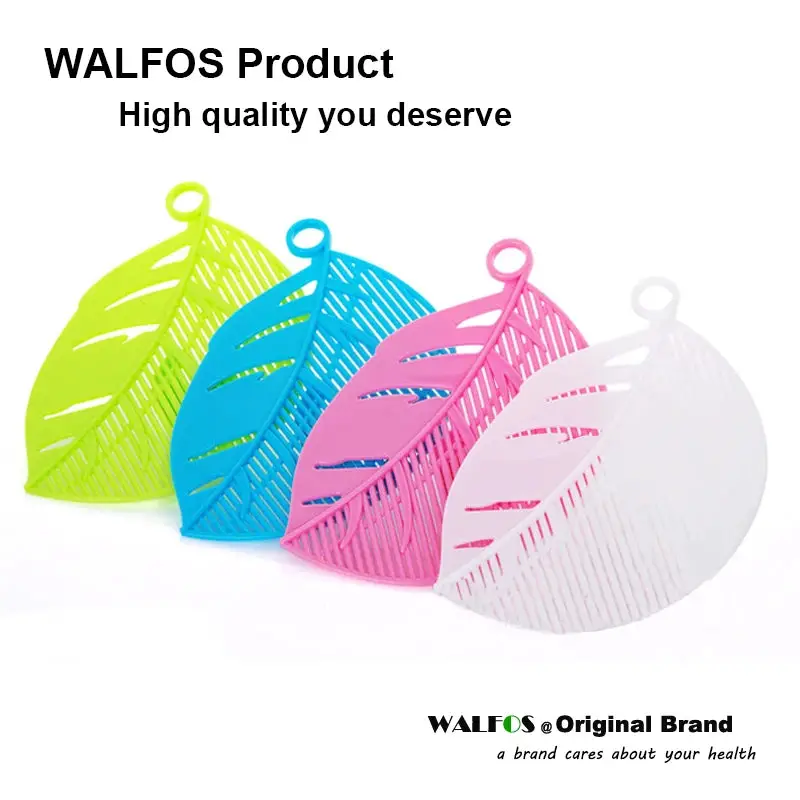 WALFOS Leaf-Shaped Colander: Versatile Eco-Friendly Kitchen Strainer for Rice, Pasta, Fruits & Vegetables Walfos® Kitchenware