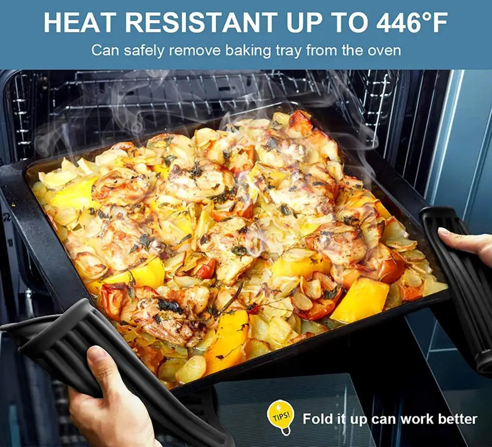 WALFOS Multi-Purpose Versatile Trivet Mat Flexible Silicone Hot Pad Silicone Trivets Heat Resistant For Hot Pots and Pans Walfos® Kitchenware