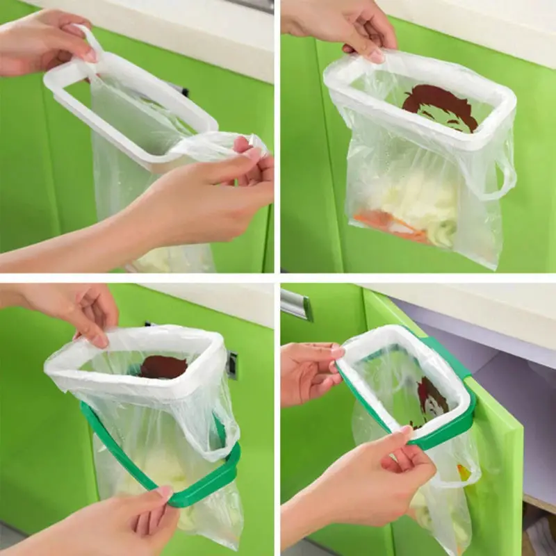 WALFOS New Hanging Kitchen Garbage Bags Rack Storage Holders Practical Cupboard Cabinet Tailgate Stand Walfos® Kitchenware