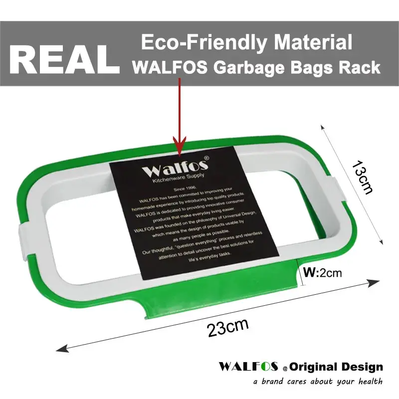 WALFOS New Hanging Kitchen Garbage Bags Rack Storage Holders Practical Cupboard Cabinet Tailgate Stand Walfos® Kitchenware