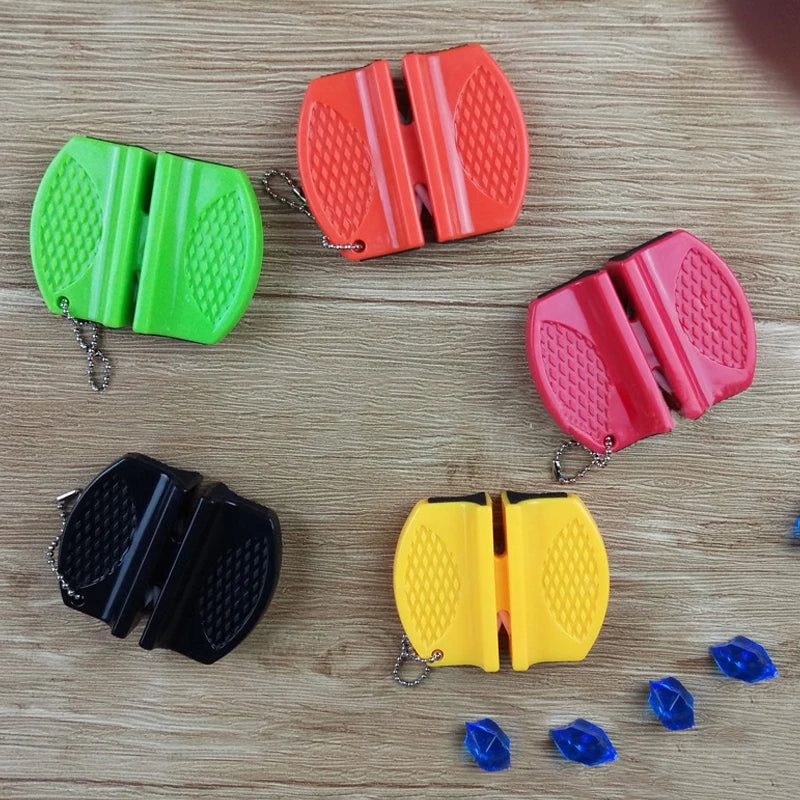 WALFOS Portable Mini Kitchen Knife Sharpener Kitchen Tools Accessories Creative Butterfly Type Two-Stage Knife Sharpener Walfos® Kitchenware