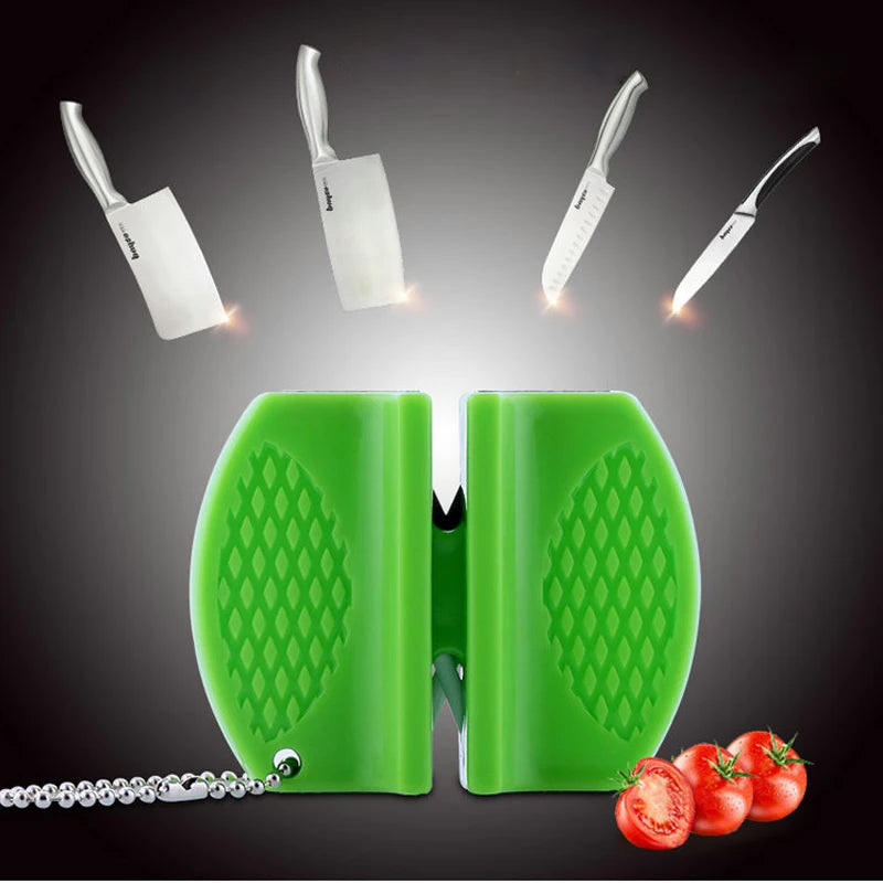 WALFOS Portable Mini Kitchen Knife Sharpener Kitchen Tools Accessories Creative Butterfly Type Two-Stage Knife Sharpener Walfos® Kitchenware