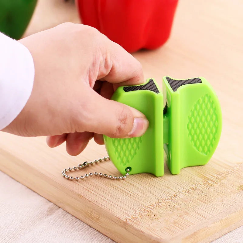 WALFOS Portable Mini Kitchen Knife Sharpener Kitchen Tools Accessories Creative Butterfly Type Two-Stage Knife Sharpener Walfos® Kitchenware