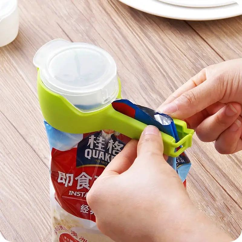 WALFOS Seal Pour Food Storage Bag Clip Snack Sealing Clip Fresh Keeping Sealer Clamp Food Saver Travel Kitchen Gadget Walfos® Kitchenware