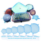 WALFOS Silicon Stretch Lids Universal Lid Silicone Food Wrap Bowl Pot Lid Silicone Cover Pan Cooking Kitchen Accessories Walfos® Kitchenware