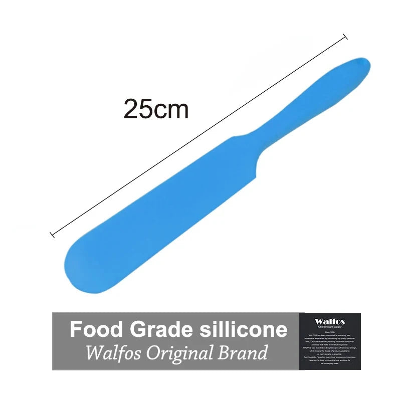 WALFOS Silicone Cake Icing Spatula Bakeware Pastry Tool Cake Sugarcraft Butter Smoother Scraper Kitchen Cooking Accessories Walfos® Kitchenware