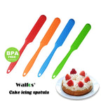 WALFOS Silicone Cake Icing Spatula Bakeware Pastry Tool Cake Sugarcraft Butter Smoother Scraper Kitchen Cooking Accessories Walfos® Kitchenware