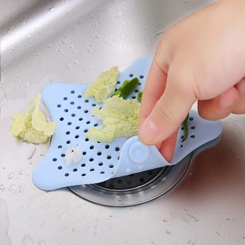 WALFOS Silicone Sink Strainer: Eco-Friendly Hair Catcher, Drain Protector & Kitchen Filter for Clog-Free Plumbing Walfos® Kitchenware