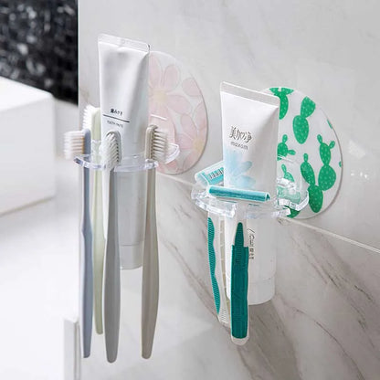 WALFOS Space-Saving Bathroom Organizer: Multi-Functional Toothbrush Holder & Toiletry Storage Solution Walfos® Kitchenware