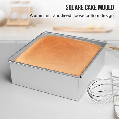 WALFOS Square Toast Cake Mold Aluminum Alloy High Temperature Resistant Easy To Demould and Tools Kitchen Baking Tools Walfos® Kitchenware