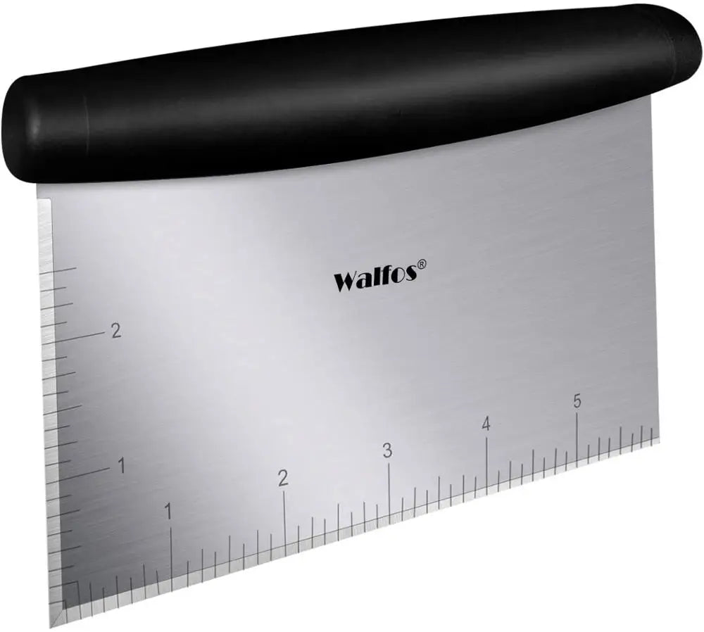 Cutter Spaclu WALFOS Stainless Steel Dough Cutter Pastry Spatula Pizza Scraper Fonda ...