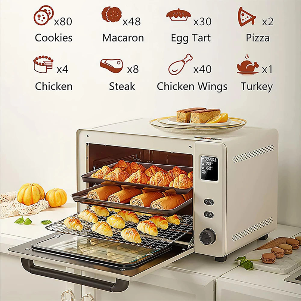 WALFOS Stainless Steel Nonstick Wire Grid Baking Tray Cake Cooling Rack Oven Kitchen Pizza Bread Barbecue Cookie Biscuit Holder Walfos® Kitchenware
