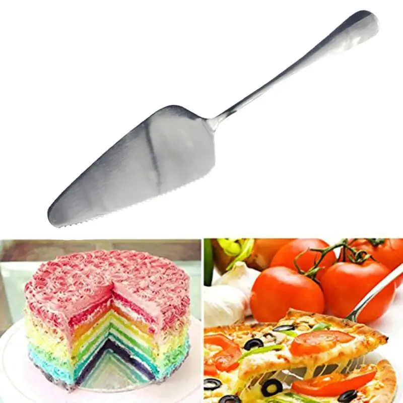 WALFOS Stainless Steel Serrated Edge Cake Server Blade Cutter Pie Pizza Cake Cutter Shovel Kitchen Baking Pastry Spatulas Walfos® Kitchenware