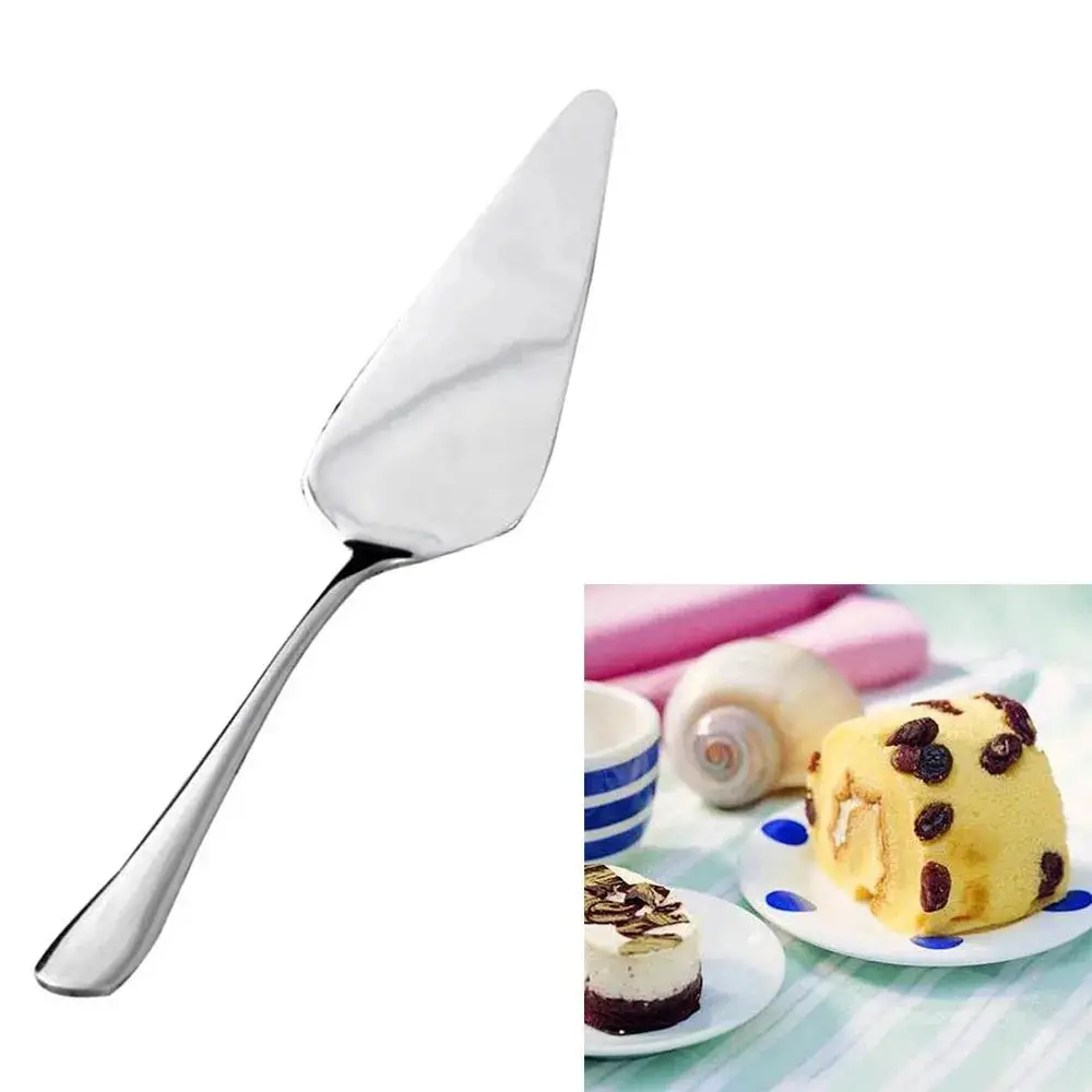 WALFOS Stainless Steel Serrated Edge Cake Server Blade Cutter Pie Pizza Cake Cutter Shovel Kitchen Baking Pastry Spatulas Walfos® Kitchenware