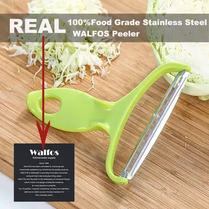 WALFOS Stainless Steel Vegetable Peeler Cabbage Wide Mouth Graters Salad Potato Slicer Cutter Fruit Knife Kitchen Cooking Tools Walfos® Kitchenware