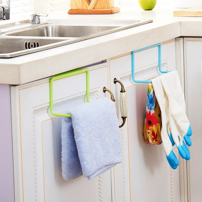 WALFOS Storage Holders Towel Rack Hanging Holder Organizer Bathroom Kitchen Cabinet Cupboard Hanger Rangement Walfos® Kitchenware