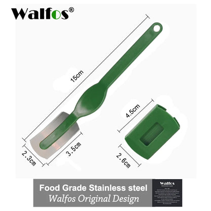 WALFOS Ultimate Curved Bread Knife: Premium Baguette Slicer for Professional Bakers & Home Chefs - Eco-Friendly, BPA-Free Plastic French Bread Cutter Walfos® Kitchenware