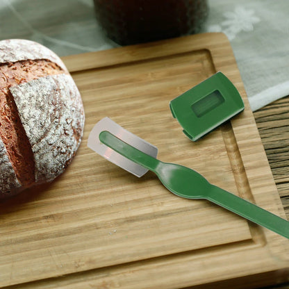 WALFOS Ultimate Curved Bread Knife: Premium Baguette Slicer for Professional Bakers & Home Chefs - Eco-Friendly, BPA-Free Plastic French Bread Cutter Walfos® Kitchenware