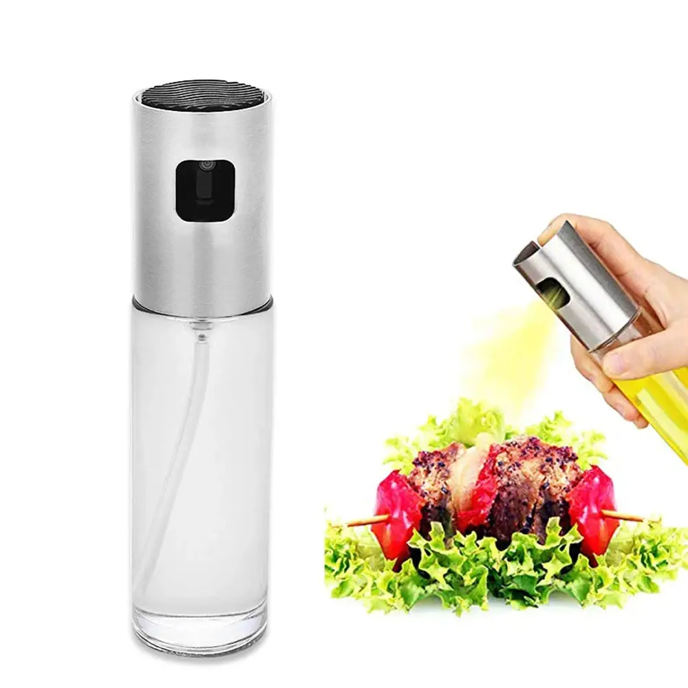 WALFOS Ultimate Glass Oil Sprayer & Dispenser: Premium BPA-Free Stainless Steel Mister for Healthy Cooking, Baking, Salad & BBQ - Eco-Friendly Kitchen Tool Walfos® Kitchenware