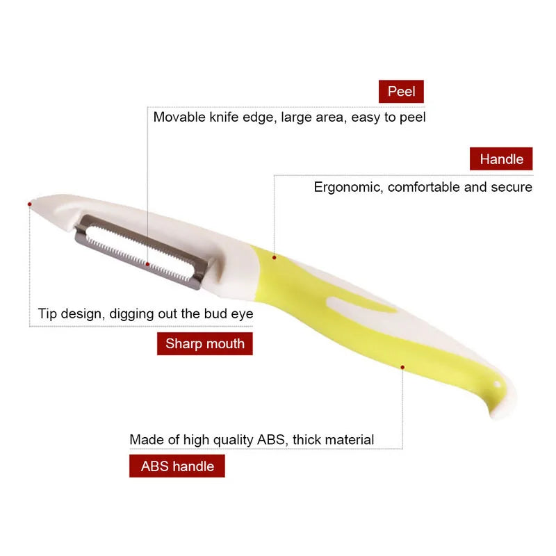 WALFOS Vegetable Peeler Knife Cutter Potato Peeler Knife For Cleaning Vegetables Knives Cutter Grater Peelers Kitchen Gadgets Walfos® Kitchenware