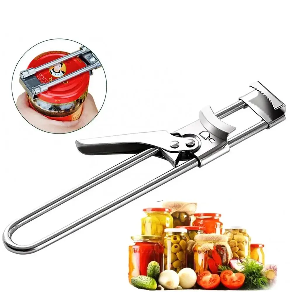 WALFOSP Rofessional Portable Adjustable Manual Stainless Steel Jar Lid Opener Gripper Can Opener Kitchen Supplies Accessories Walfos® Kitchenware