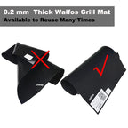 WALFOS 0.2mm Thick Ptfe Barbecue Grill Mat 33*40cm Non-Stick Reusable Baking BBQ Grill Mats Sheet Grill Foil BBQ Liner - Walfos® Kitchenware