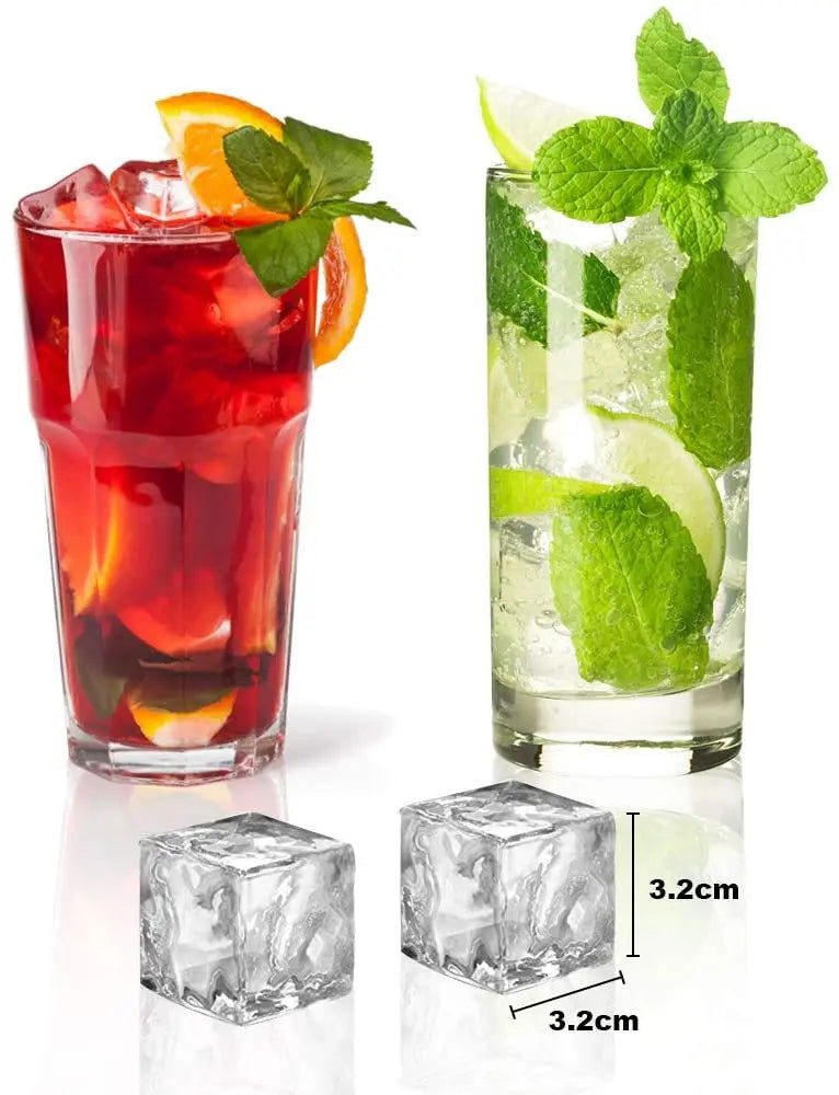 WALFOS 100% Food Grade Silicone 1 PC Novelty 15 Square Soft Silicone Ice Cube Tray Ice Maker Jelly Pudding Mould ice Mold - Walfos® Kitchenware