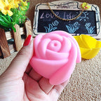 WALFOS 10 Pieces Rose Flower Silicone Small Loaf Pan Silicone Muffin Baking Cups Cupcake Mold Pudding Jelly Mold - Walfos® Kitchenware