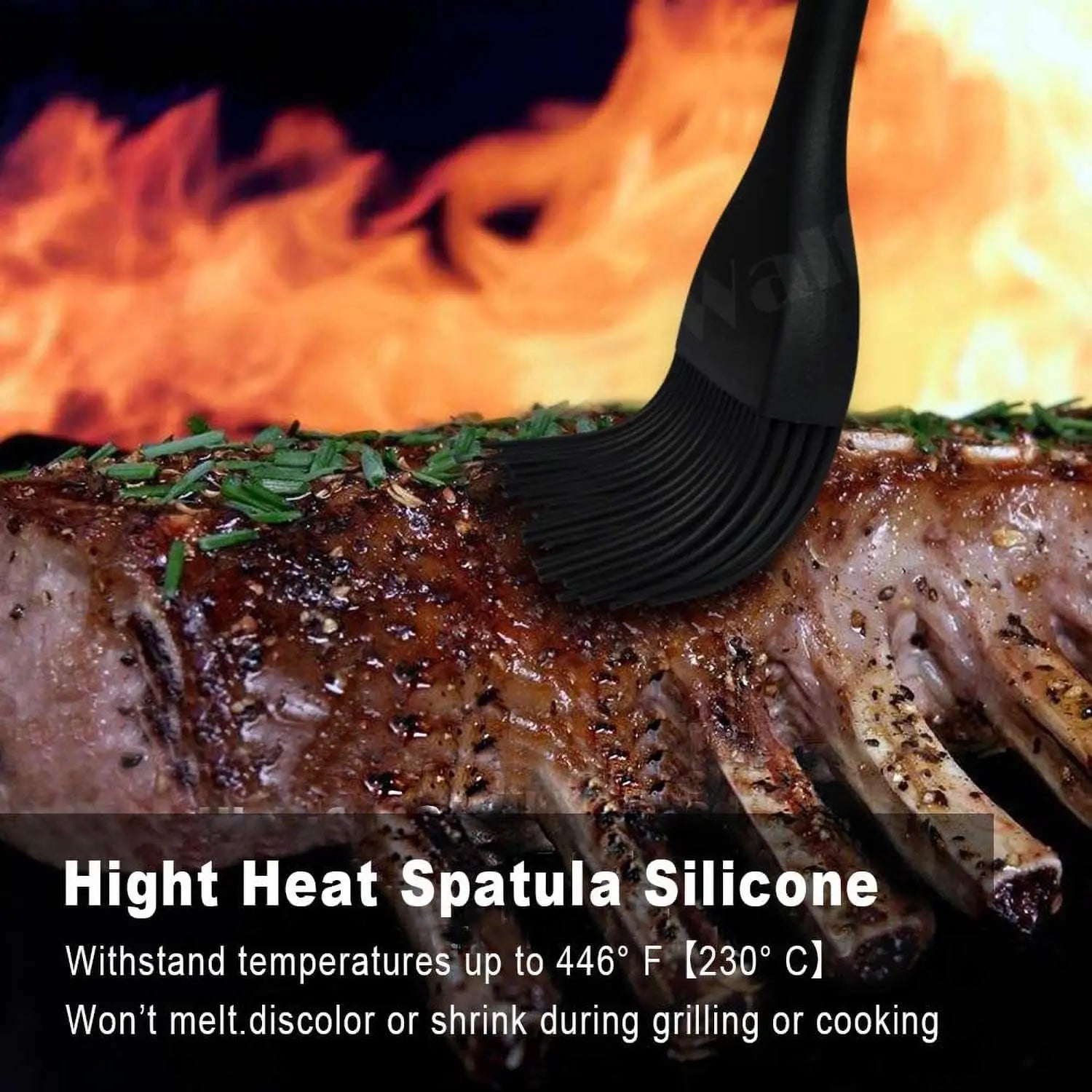WALFOS 1PCS Silicone BBQ Oil Brush Basting Brush Cake Bread Butter Baking Brushes Kitchen Cooking Barbecue Accessories BBQ Tools - Walfos® Kitchenware