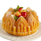 WALFOS 1PC Big Crown Castle Silicone Cake Mold 3D Birthday Cake Pan Decorating Tools Large Bread Fondant DIY Baking Pastry Tool - Walfos® Kitchenware