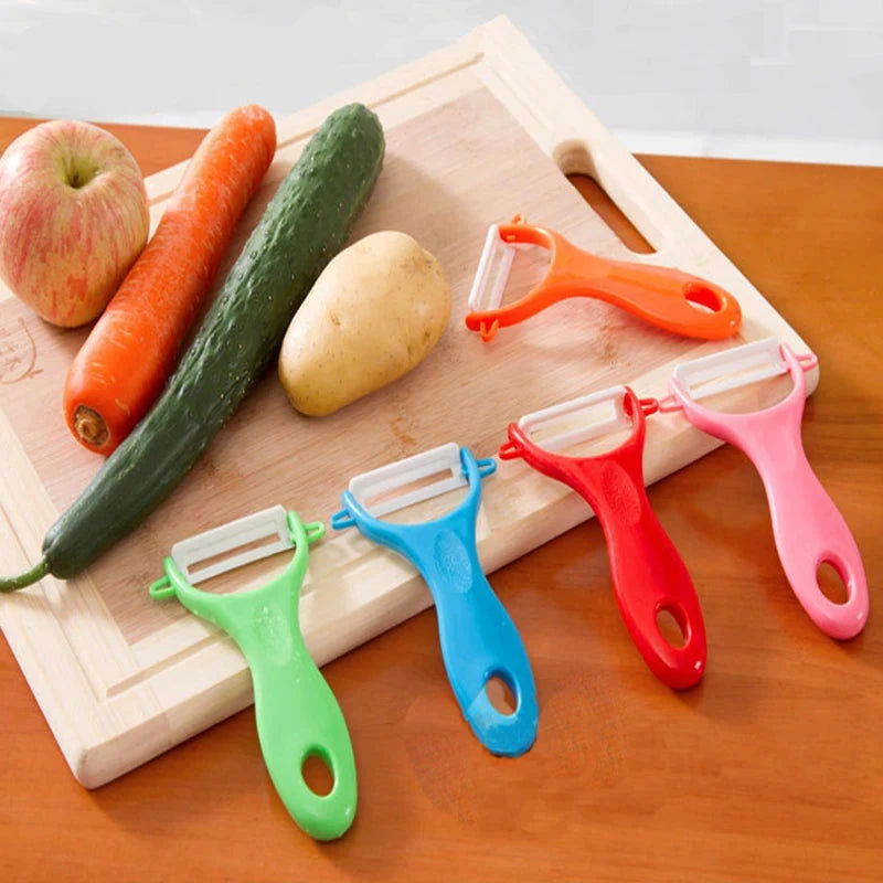 WALFOS 1 Pcs Kitchen Vegetable Peeler Kitchen Accessories Gadgets Vegetable Fruit Peeler Slicer Ceramic Cutlery Peeler - Walfos® Kitchenware