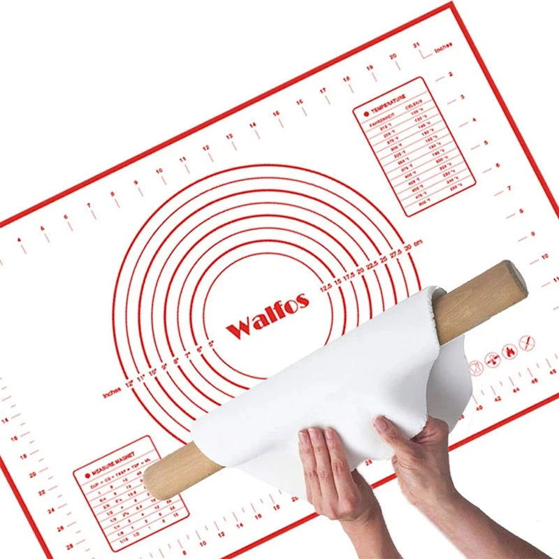 WALFOS 1 Piece 50x70cm Non Stick Silicone Baking Mats Sheet  Liner Pad Baking Mat Oven Pasta Kitchen Tools - Walfos® Kitchenware