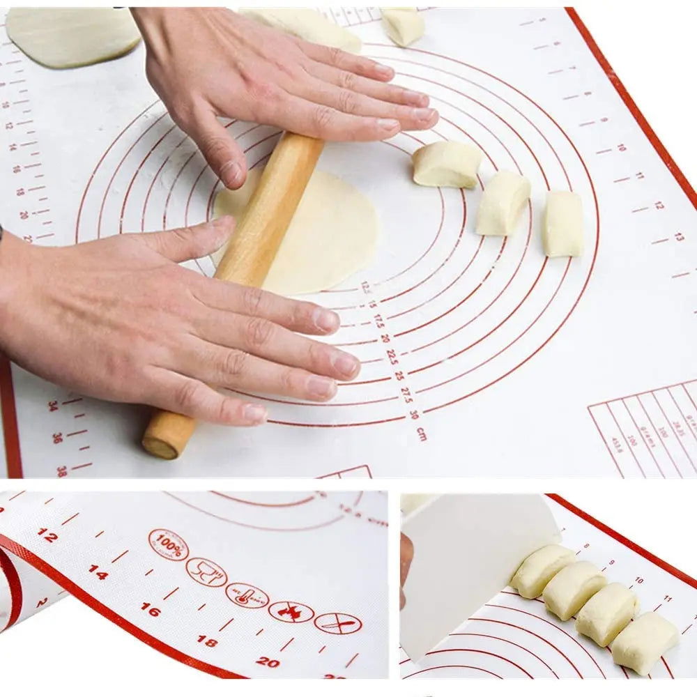WALFOS 1 Piece 50x70cm Non Stick Silicone Baking Mats Sheet  Liner Pad Baking Mat Oven Pasta Kitchen Tools - Walfos® Kitchenware