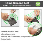 WALFOS 1 Piece Food Grade Keeping Food Fresh Wrap Reusable High Stretch Silicone Food Wraps Seal Vacuum Bowl Cover Stretch Lids - Walfos® Kitchenware