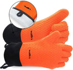 WALFOS 1 Piece Long Silicone Kitchen Gloves-BBQ Grill Gloves Heat Resistant Cooking Gloves For Grilling Microwave Oven Mitts Gloves - Walfos® Kitchenware