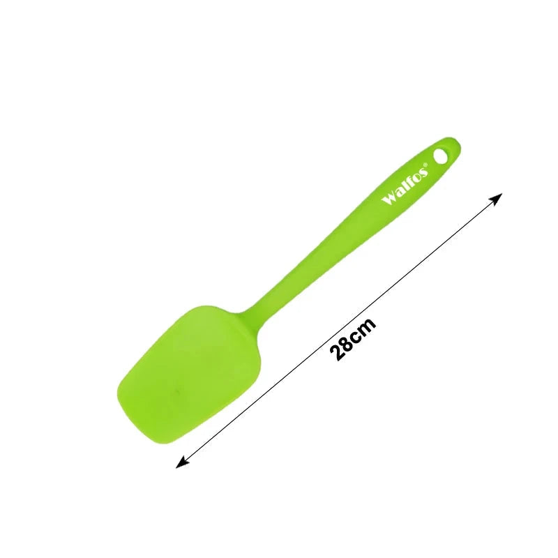 WALFOS 1 Piece Silicone Scraper Silicone Spatula Silicone Baking Scraper / Kitchen Scraper Silicone Mold Bakeware - Walfos® Kitchenware