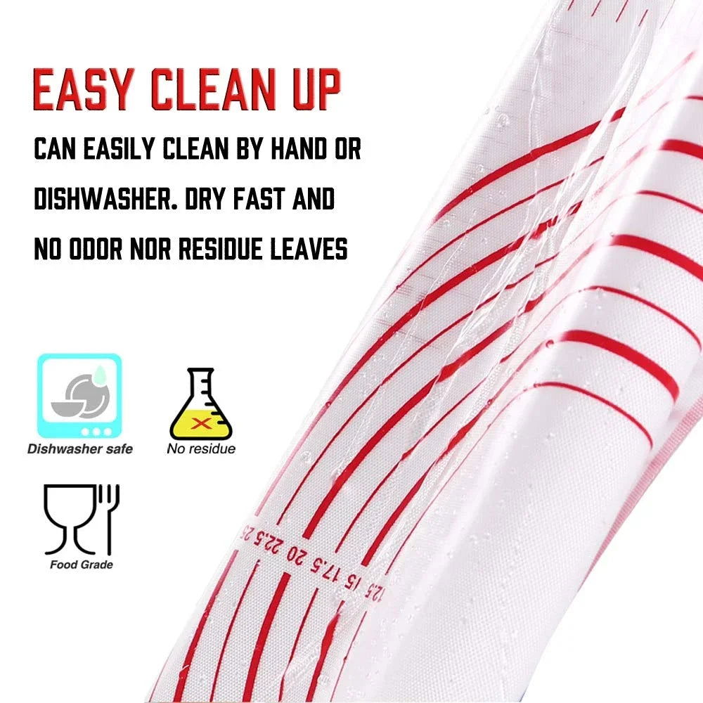 WALFOS 1 Pieces Non Stick Rolling Dough Mat Silicone Baking Mats And Liners Oven Silicone Pastry Mat Bakeware Accessories - Walfos® Kitchenware