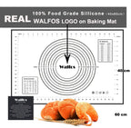 WALFOS 1 Pieces Non Stick Rolling Dough Mat Silicone Baking Mats And Liners Oven Silicone Pastry Mat Bakeware Accessories - Walfos® Kitchenware
