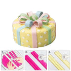 WALFOS 1pc 3 Wheel Fondant Cake Roller Modelling Embosser Cutter Plastic Cake Decorating Knife Fondant Cutter Sugar Craft Molds - Walfos® Kitchenware
