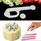 WALFOS 1pc 3 Wheel Fondant Cake Roller Modelling Embosser Cutter Plastic Cake Decorating Knife Fondant Cutter Sugar Craft Molds - Walfos® Kitchenware