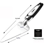 WALFOS 1pcs/2pcs Stainless Steel Pizza Cutter Professional Pizza Cutter Wheel with Anti-Slip Handle for Pizza Waffles Cookies - Walfos® Kitchenware