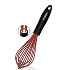 WALFOS 1pcs/3set Multifunctional Rotating Manual Whisk Mixer Mini Plastic Kitchen Whisk Baking Tool Silicone Whisk - Walfos® Kitchenware