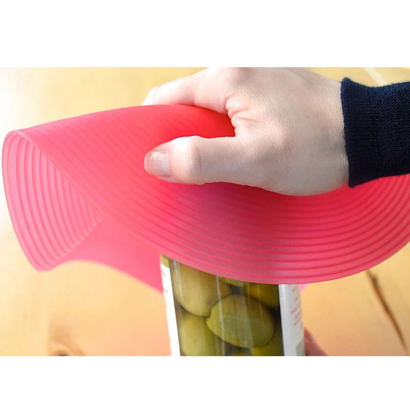 WALFOS 25CM Silicone Multi-Purpose Silicone Microwave Mat Oven Liner Easy Grab Heat Resistant Silicone Placemat Trivet - Walfos® Kitchenware
