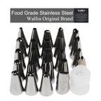 WALFOS 25Pcs/Set Large Stainless Steel Icing Piping Nozzles Pastry Tips Set Kitchen Accessories Cake Decorating Tongs - Walfos® Kitchenware