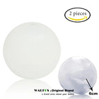WALFOS 2Pcs Food Grade Large Whisky Ice Ball 6cm Round Whisky Silicone Ice Ball Mold Big Sphere Ice Mould Whiskey Ice Ball Maker - Walfos® Kitchenware