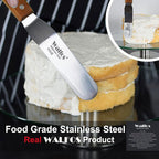 WALFOS 2 Pcs/Set Stainless Steel Butter Cake Cream Knife Spatula Smoother Icing Frosting Fondant Pastry Cake Decorating Tools - Walfos® Kitchenware