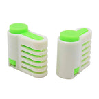 WALFOS 2 Pieces 5 Layers Bread Slicer Food-Grade Plastic Cake Bread Cutter 5 Levers Cutting Bread Knife Splitter Toast Slicer - Walfos® Kitchenware