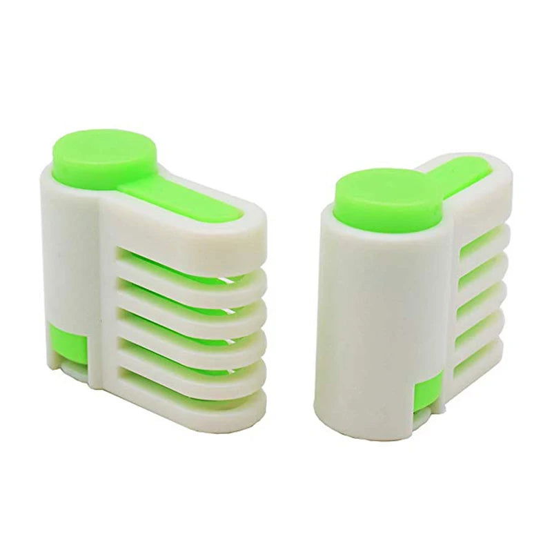 WALFOS 2 Pieces 5 Layers Bread Slicer Food-Grade Plastic Cake Bread Cutter 5 Levers Cutting Bread Knife Splitter Toast Slicer - Walfos® Kitchenware