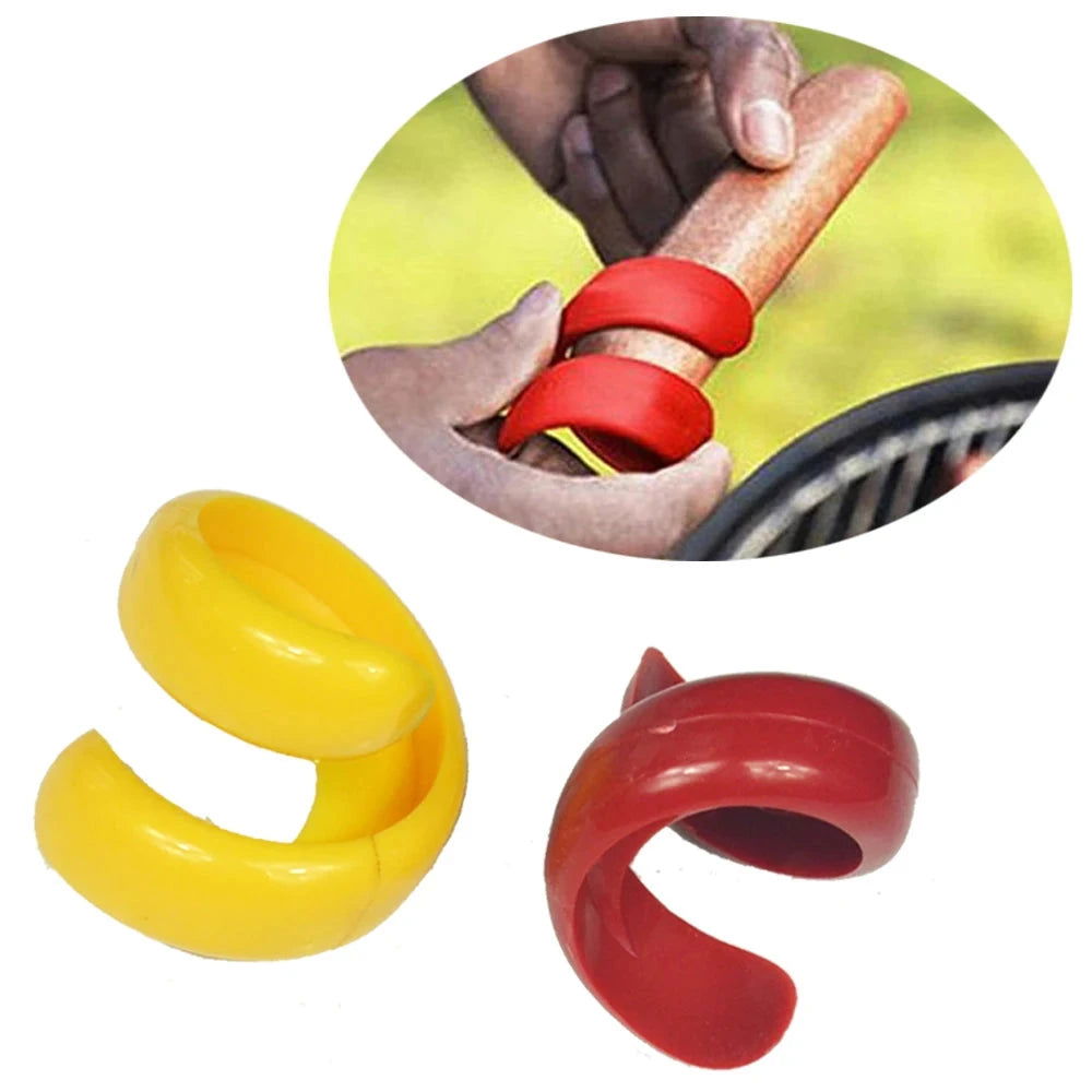 WALFOS 2 Pieces Sausage Cutter Set Food -Grade Plastic Manual Fancy Sausage Cutter Spiral Barbecue Hot Dogs Slicer BBQ Tools - Walfos® Kitchenware
